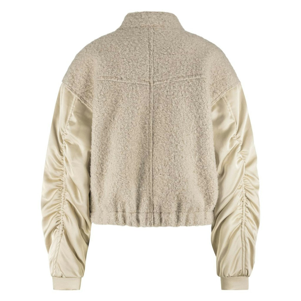 Baltimore Jacket Satin - Zand