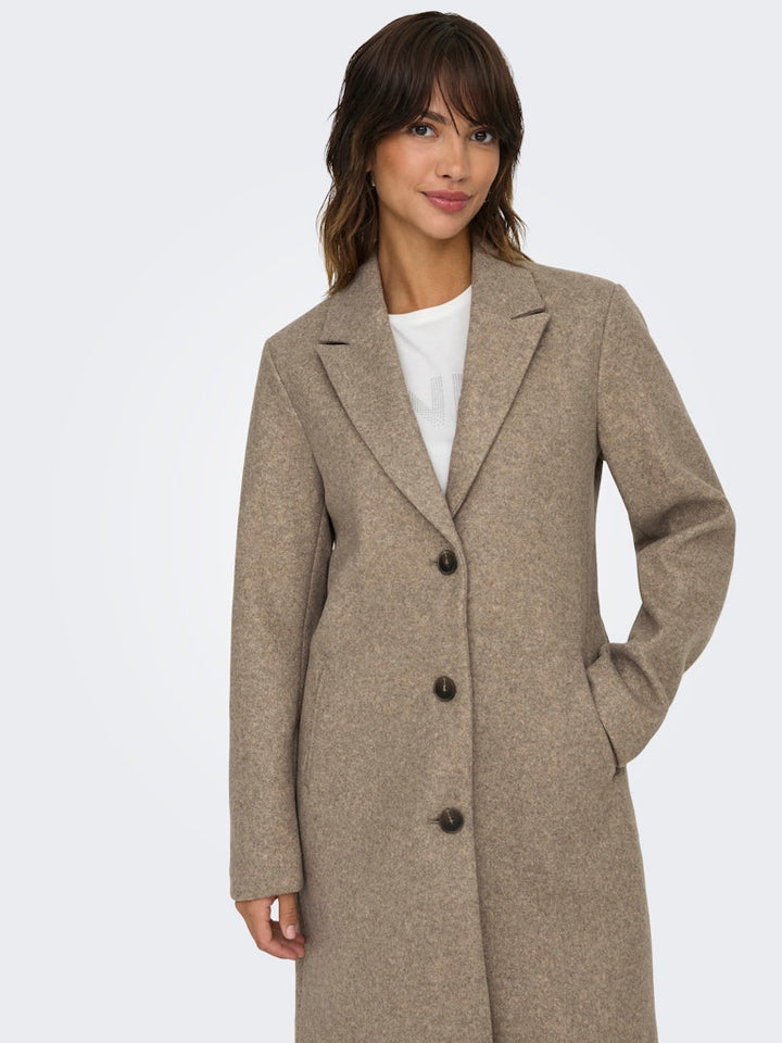 Jdyecho Life Coat Otw Noos - Zand Dessin