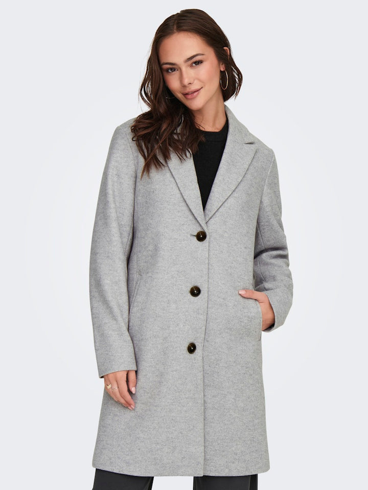 Jdyecho Life Coat Otw Noos - Lichtgrijs