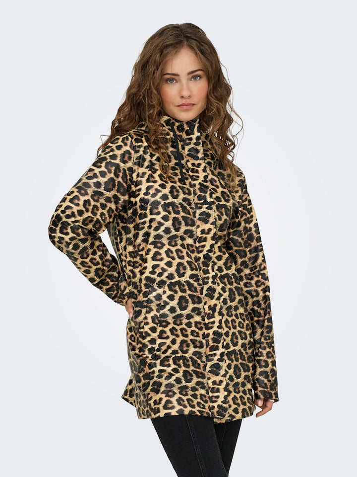 Onlmarie Ellen Aop Raincoat Otw - Bruin Dessin