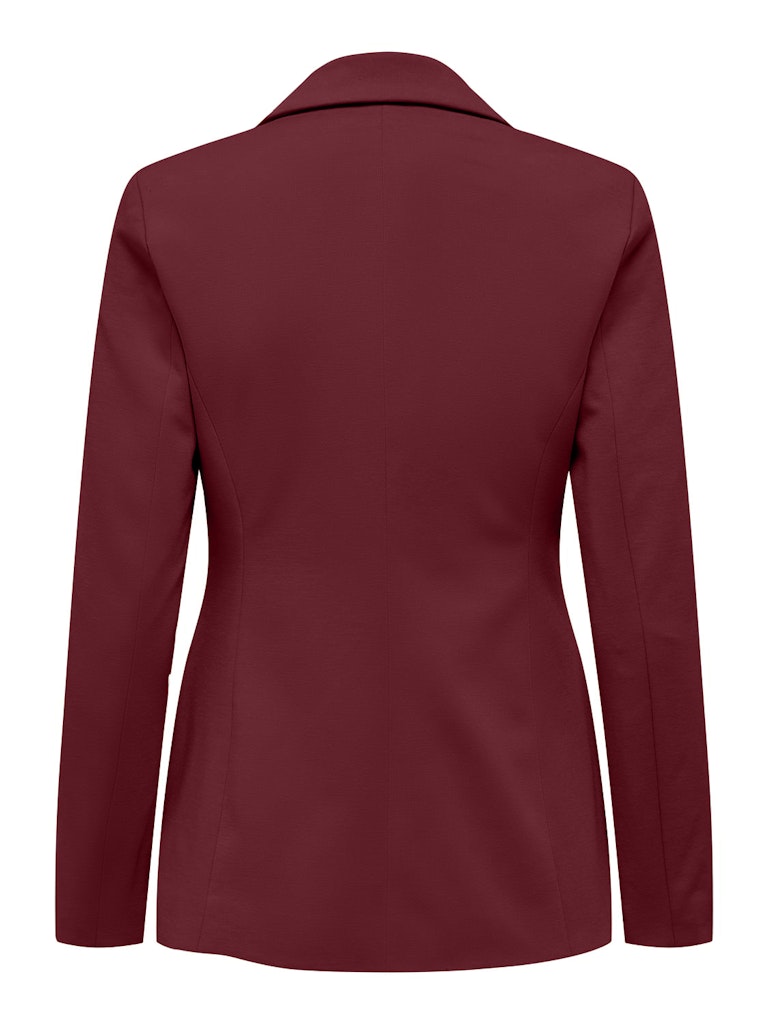 Onlpeach L/s Fit Blazer Tlr Noos - Wijnrood