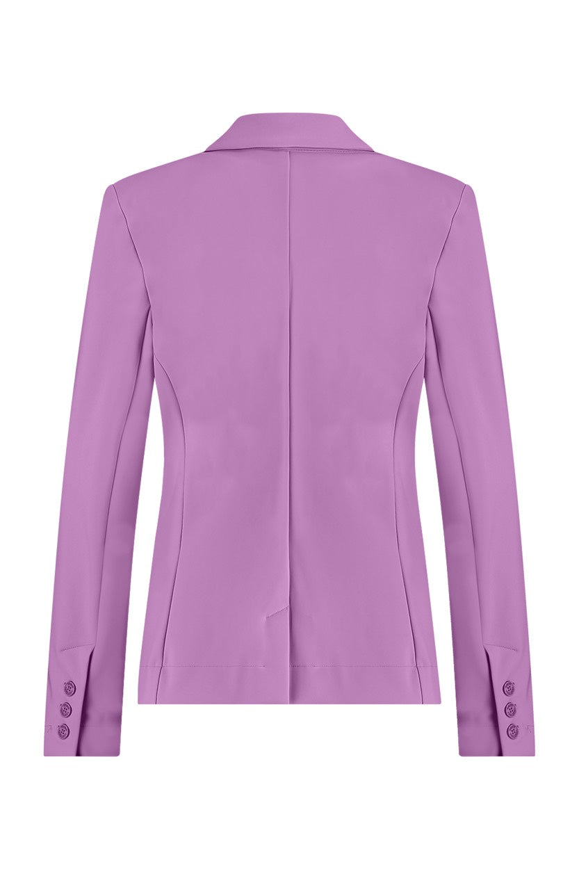 Cally Bonded Blazer - Oud Roze