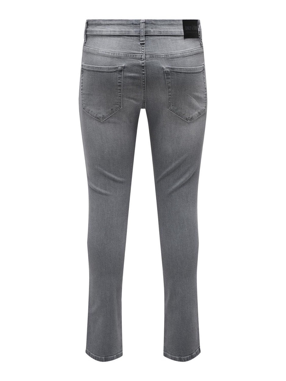 Slim Fit Gey Denim Model Loom - Grey Denim