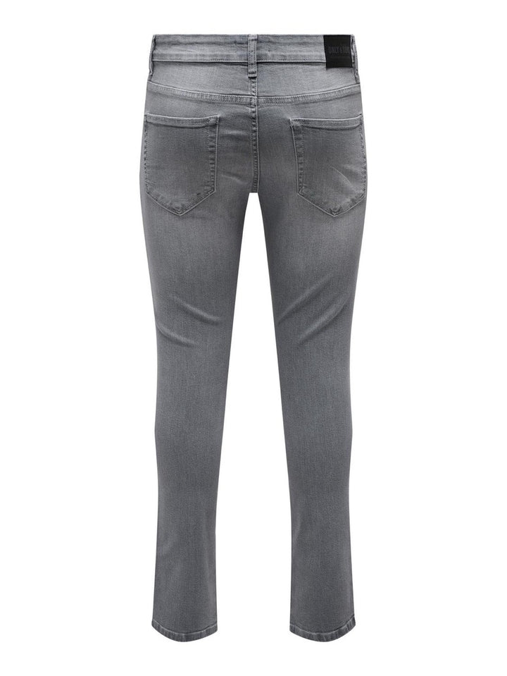 Slim Fit Gey Denim Model Loom - Grey Denim