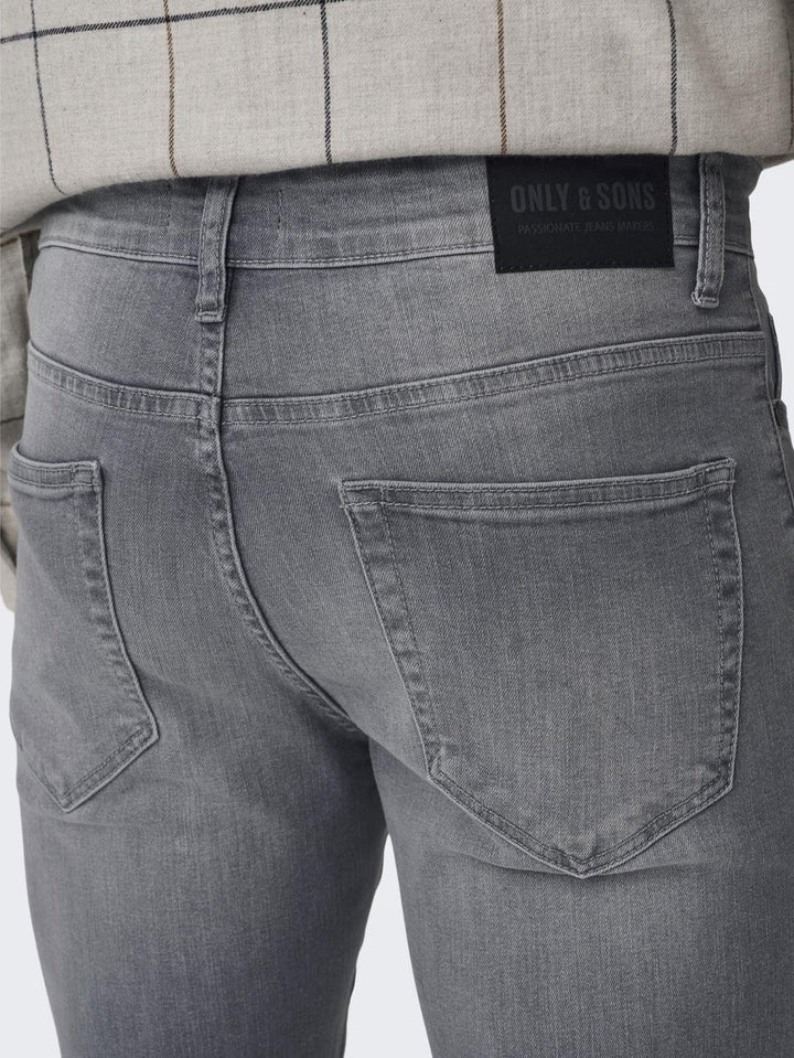 Slim Fit Gey Denim Model Loom - Grey Denim