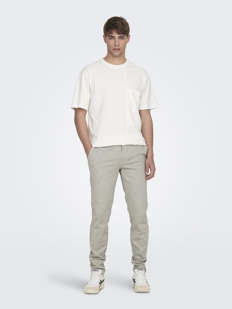 Onsmark Slim Tap 0209 Melange Pant - Beige