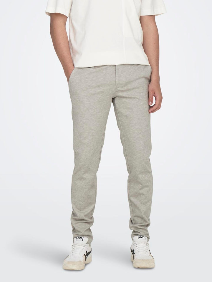 Onsmark Slim Tap 0209 Melange Pant - Beige