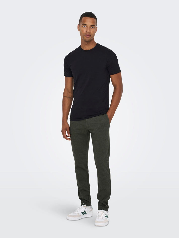 Onsmark Tap Herringbone 2911 Pant N - Olijf