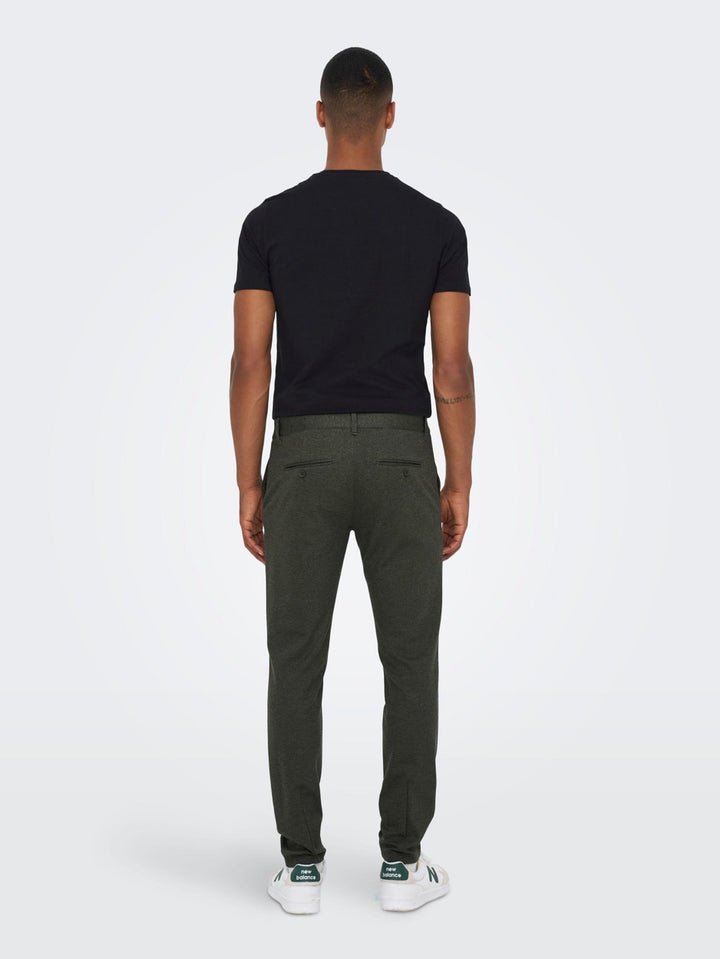 Onsmark Tap Herringbone 2911 Pant N - Olijf