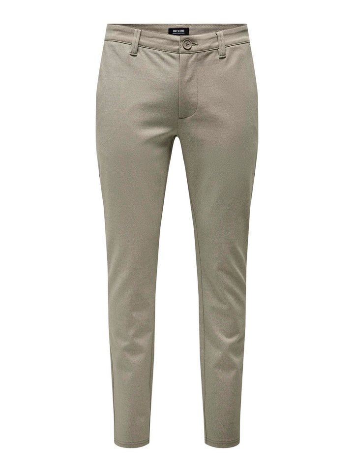 Onsmark Slim Tap 0209 Melange Pant - Taupe