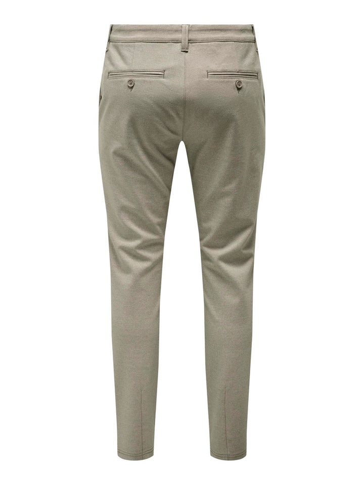 Onsmark Slim Tap 0209 Melange Pant - Taupe