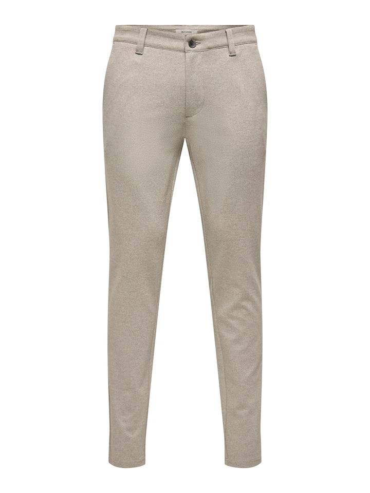 Onsmark Slim Tap 0209 Melange Pant - Taupe