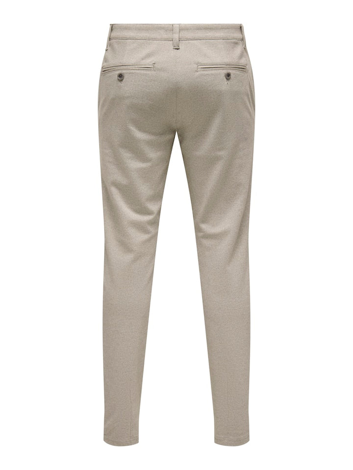 Onsmark Slim Tap 0209 Melange Pant - Taupe