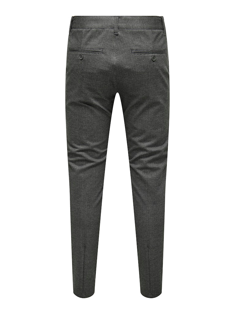 Onsmark Slim Check 020960 Pant - Grijs Dessin