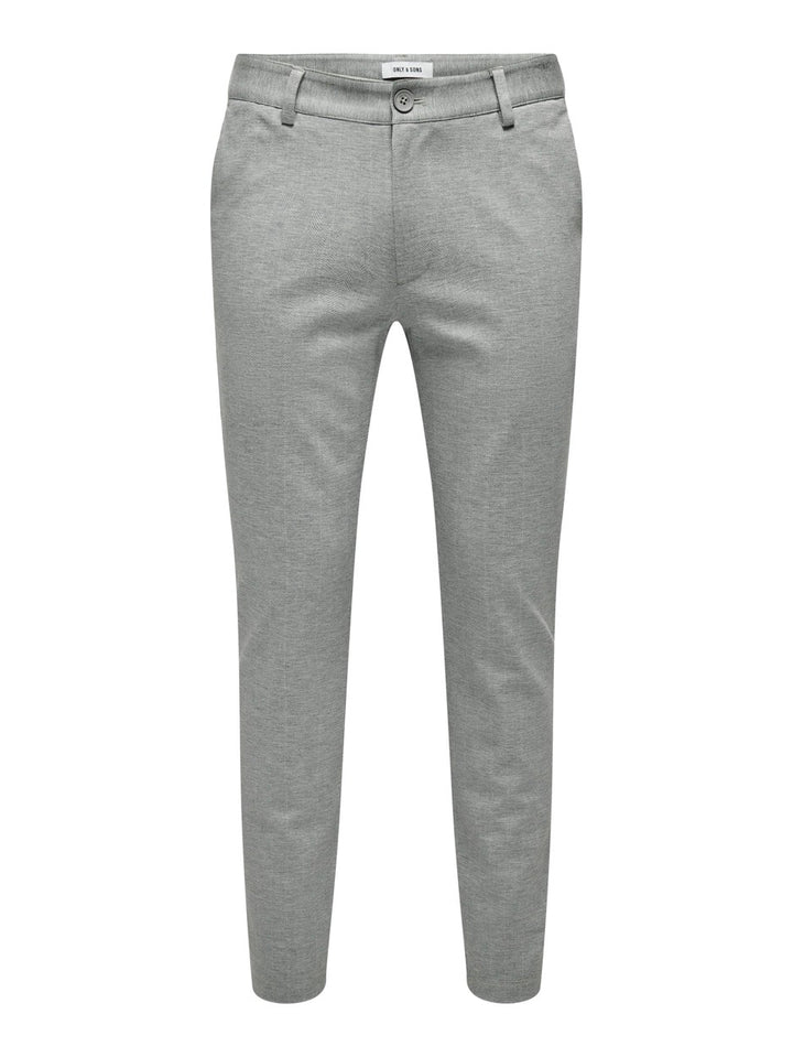 Onsmark Slim 02093 Herringbone Pant - Grijs Dessin