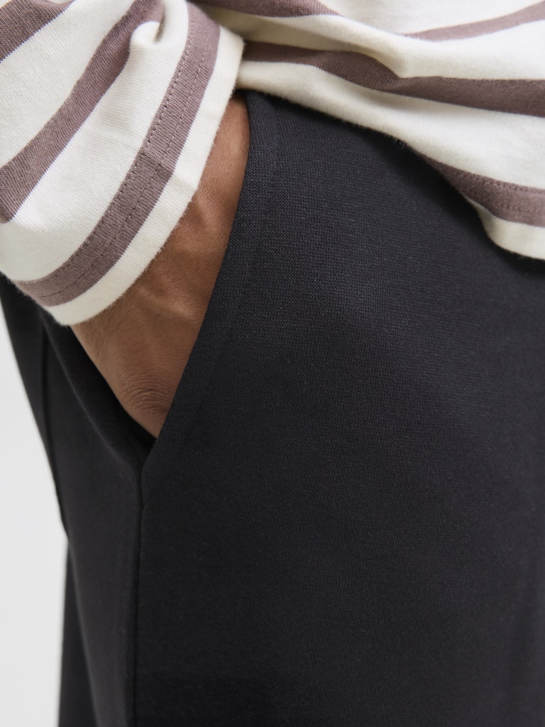 Jpstkane Bradley Uncuffed Swt Pants Noos - Zwart