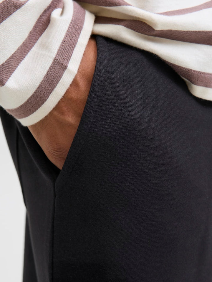 Jpstkane Bradley Uncuffed Swt Pants Noos - Zwart