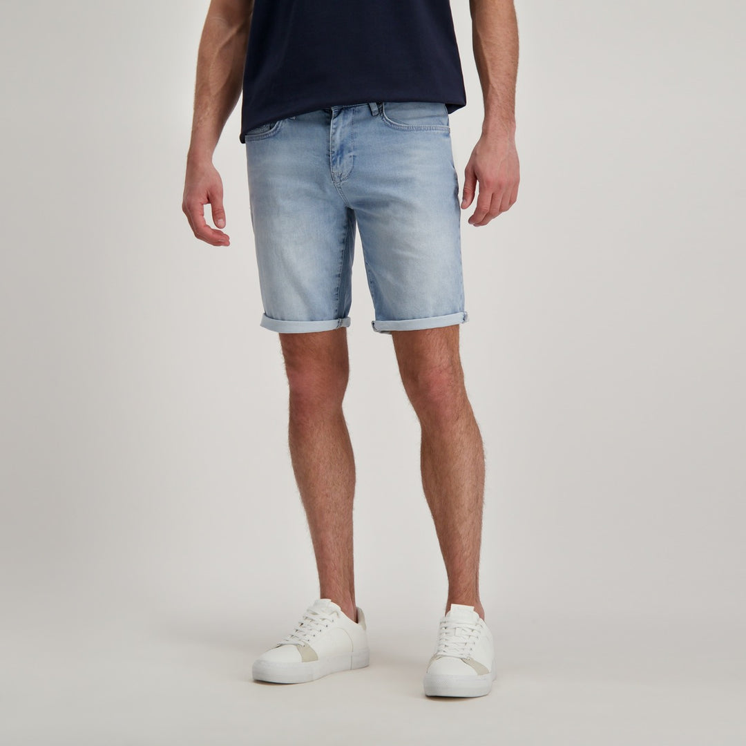 Falcon Short Bleached Uaed - Blue Denim