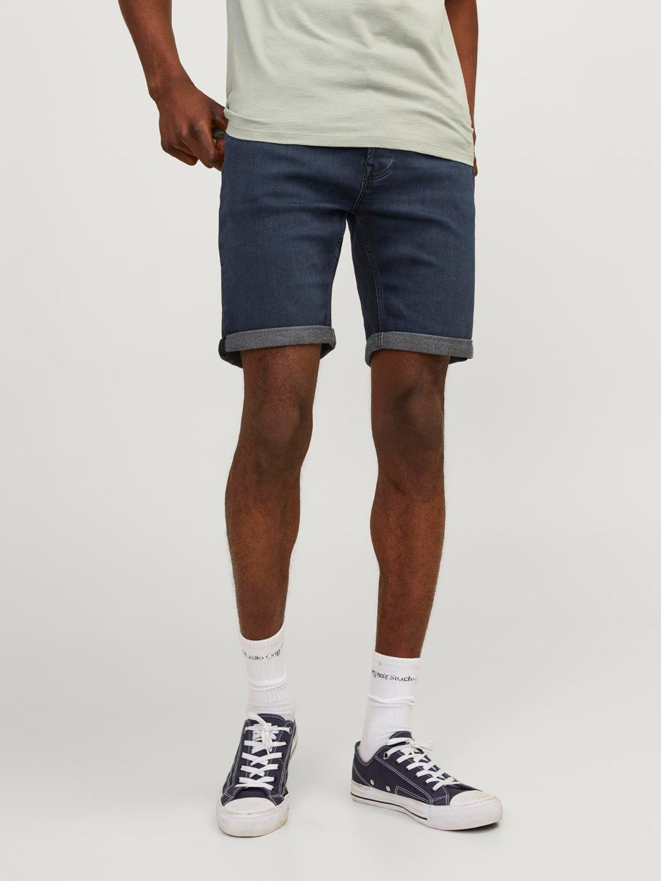 Jjirick Jjicon Shorts Ge 604 I.k Ss - Blue Denim