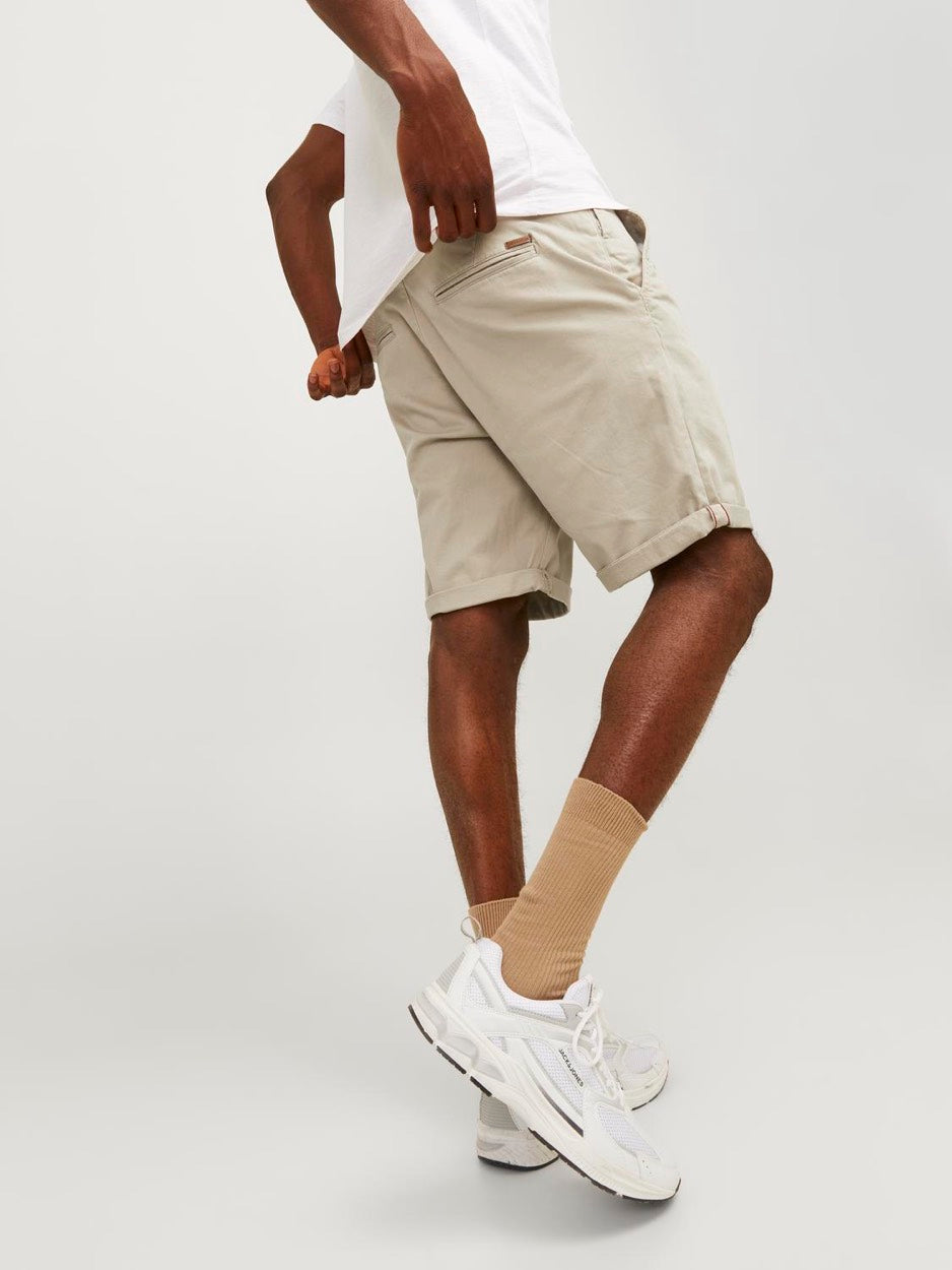 Jpstbowie Jjshorts Solid Sn - Zand