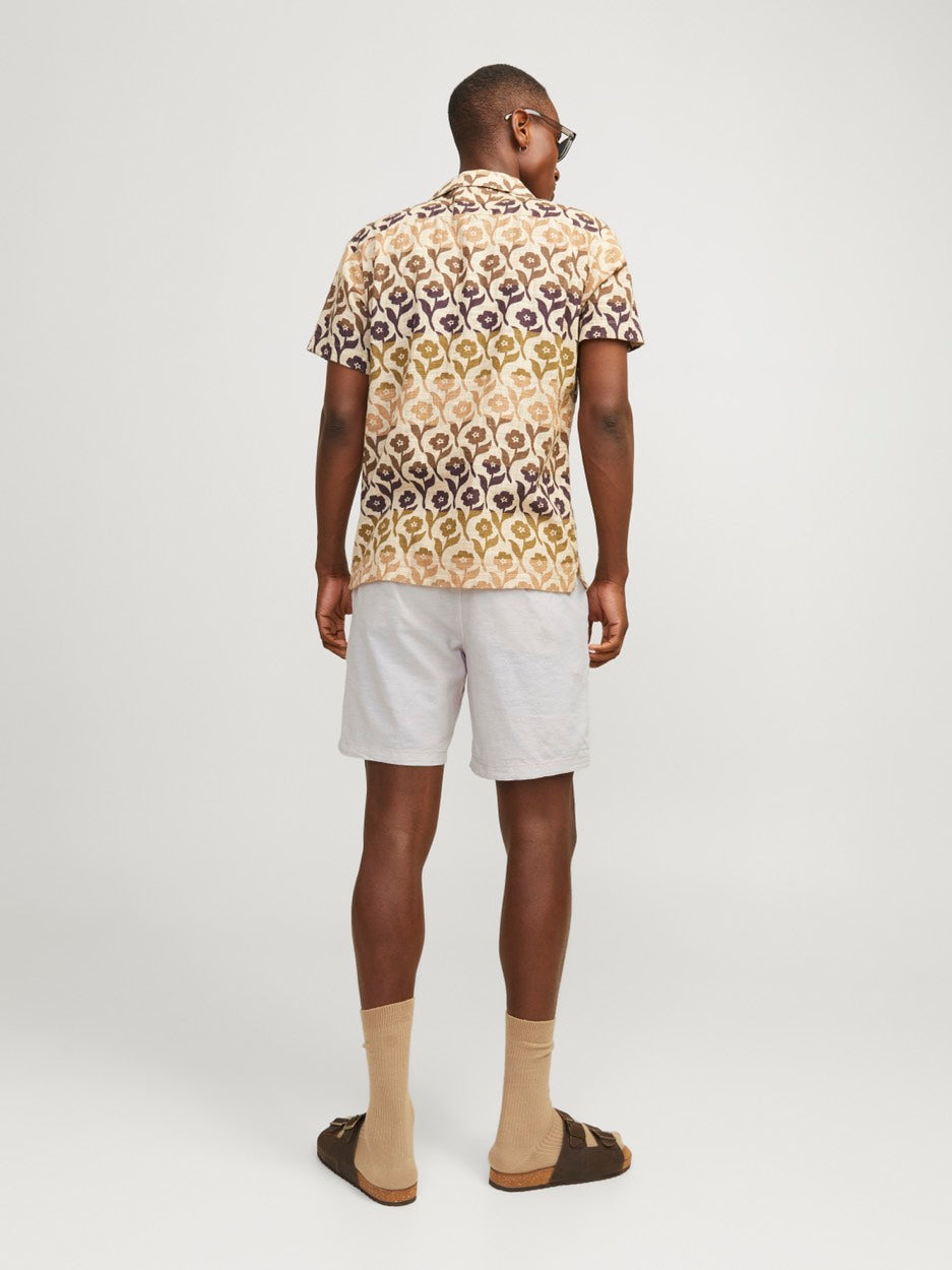 Jpstace Jjsummer Linen Blend Short - Beige