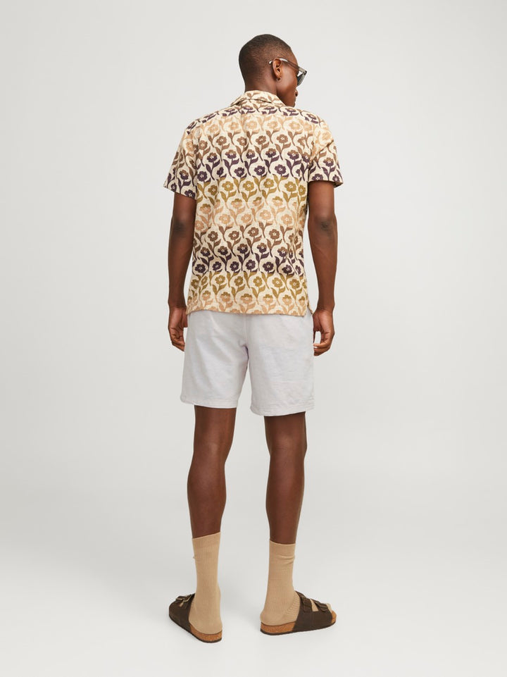 Jpstace Jjsummer Linen Blend Short - Beige