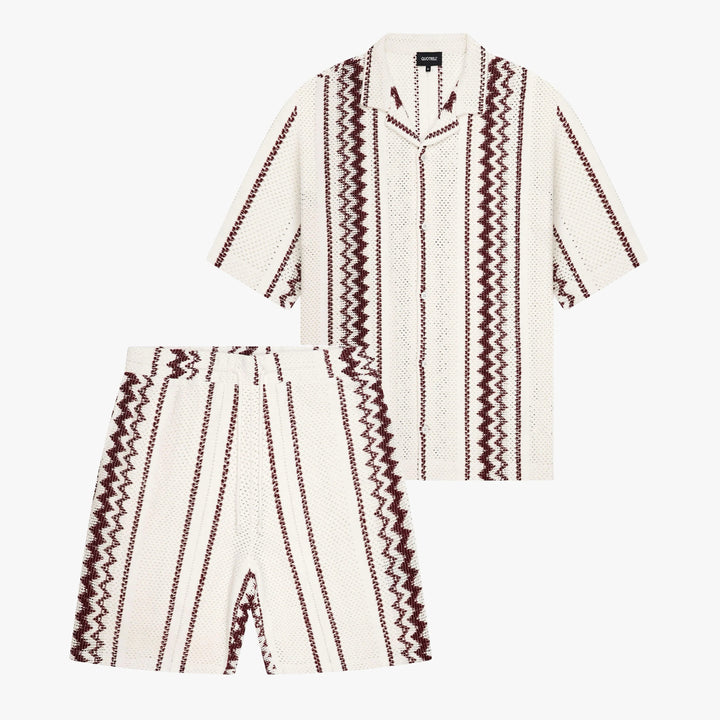 Granada Short - Ecru Dessin