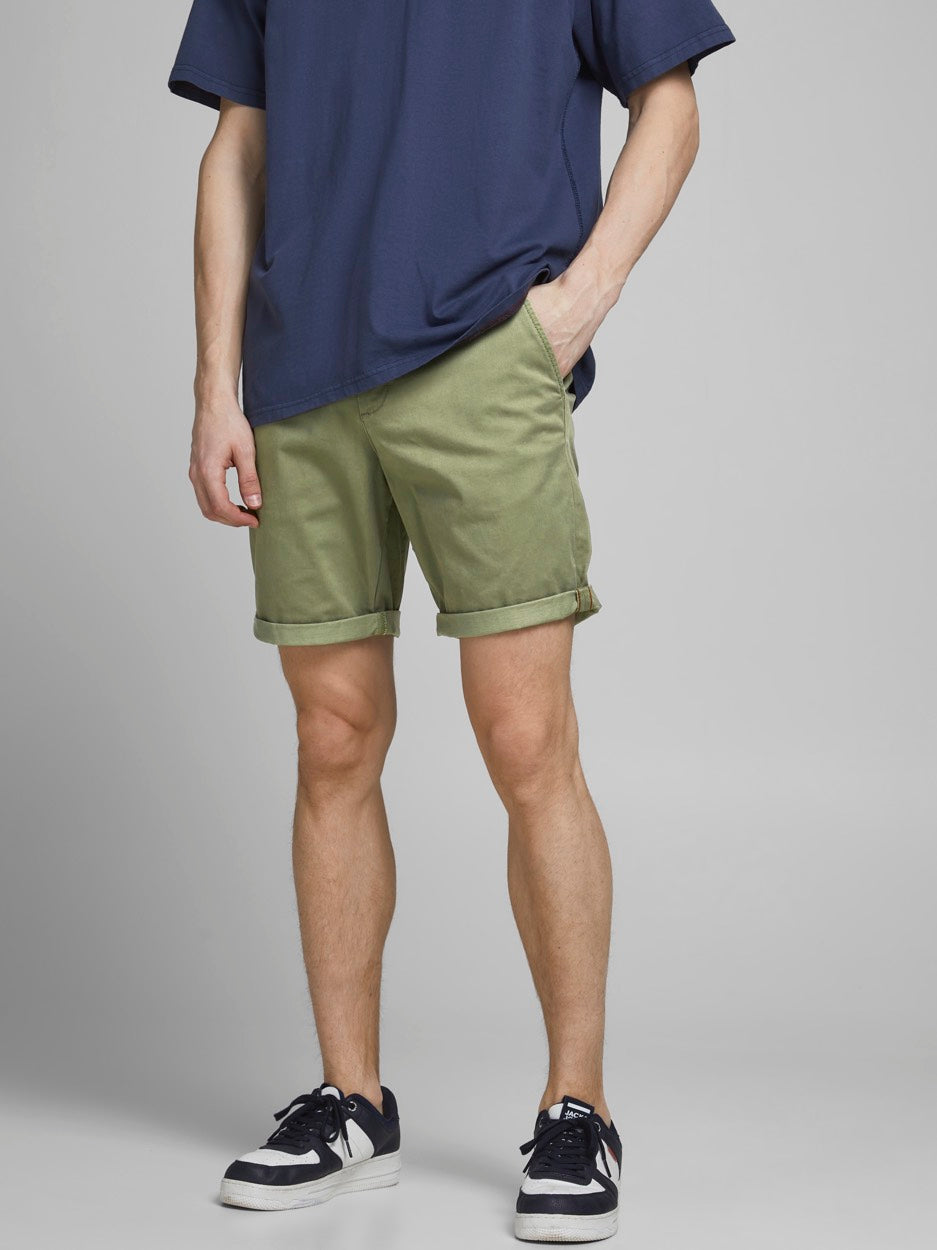 Jpstbowie Jjshorts Solid Sa Sn - Olijf