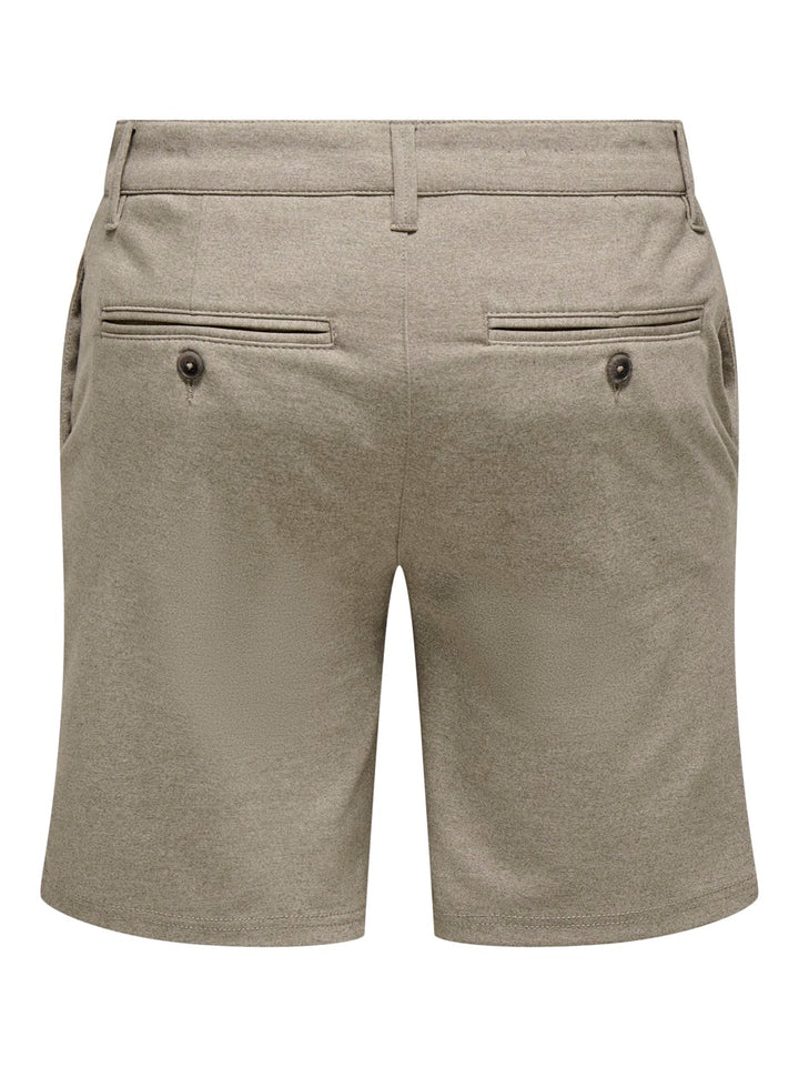 Onsmark 0209 Melange Shorts Noos - Kaki
