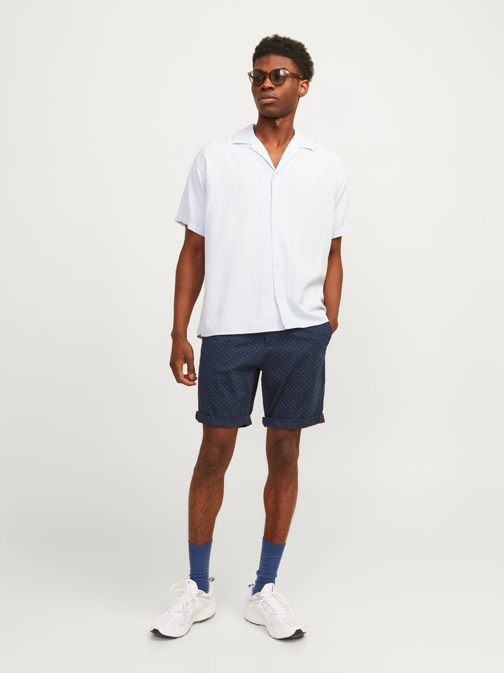 Jpstbowie Jjshort Sa Printed Sn - Blauw Dessin