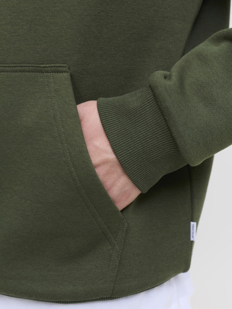 Jjebradley Sweat Hood Noos - Groen