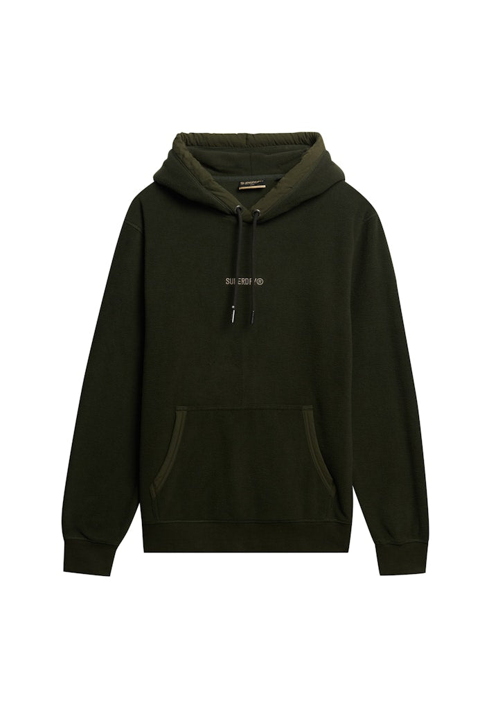 Fleece Hoodie - Donkergroen