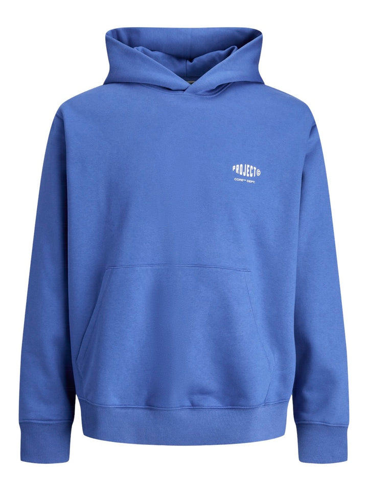 Jcoconcrete Globe Sweat Hood - Kobalt