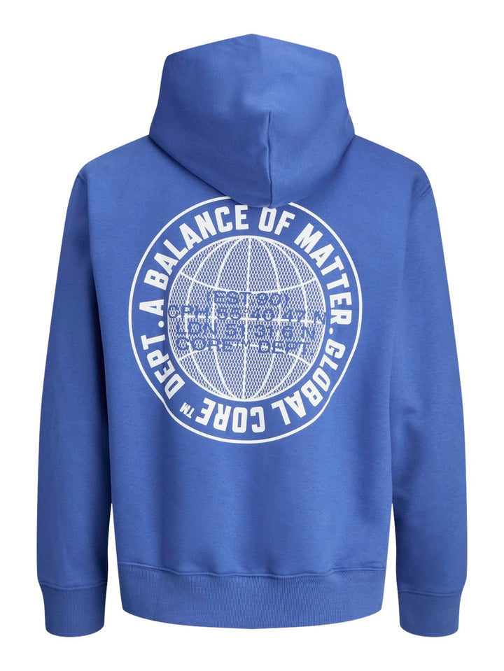 Jcoconcrete Globe Sweat Hood - Kobalt