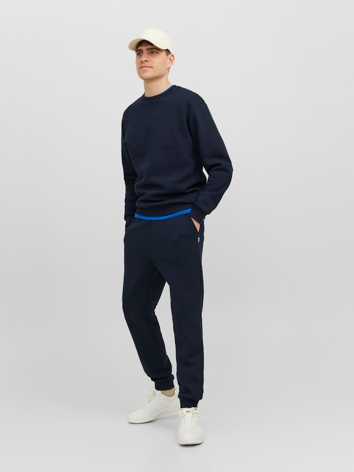 Jjebradley Sweat Crew Noos - Navy