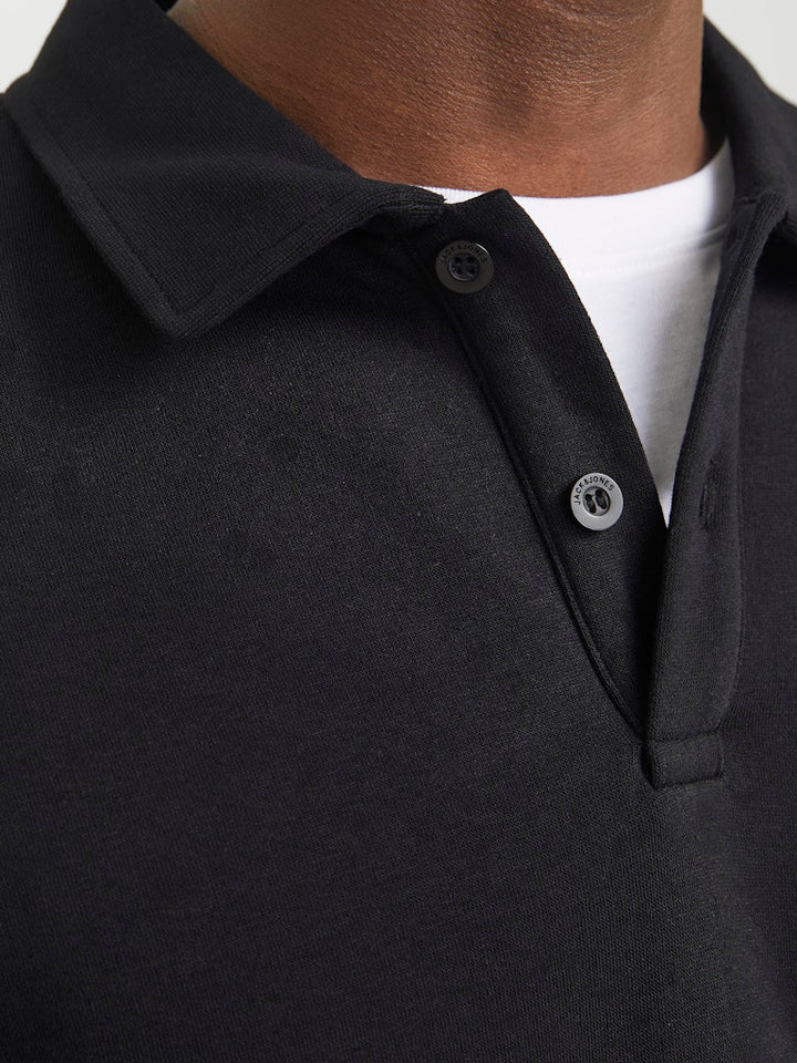 Jjebradley Sweat Polo Noos - Zwart