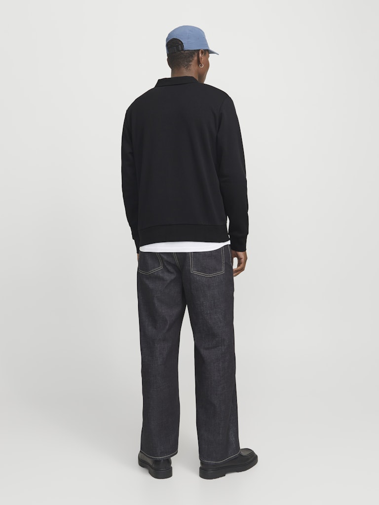 Jjebradley Sweat Polo Noos - Zwart