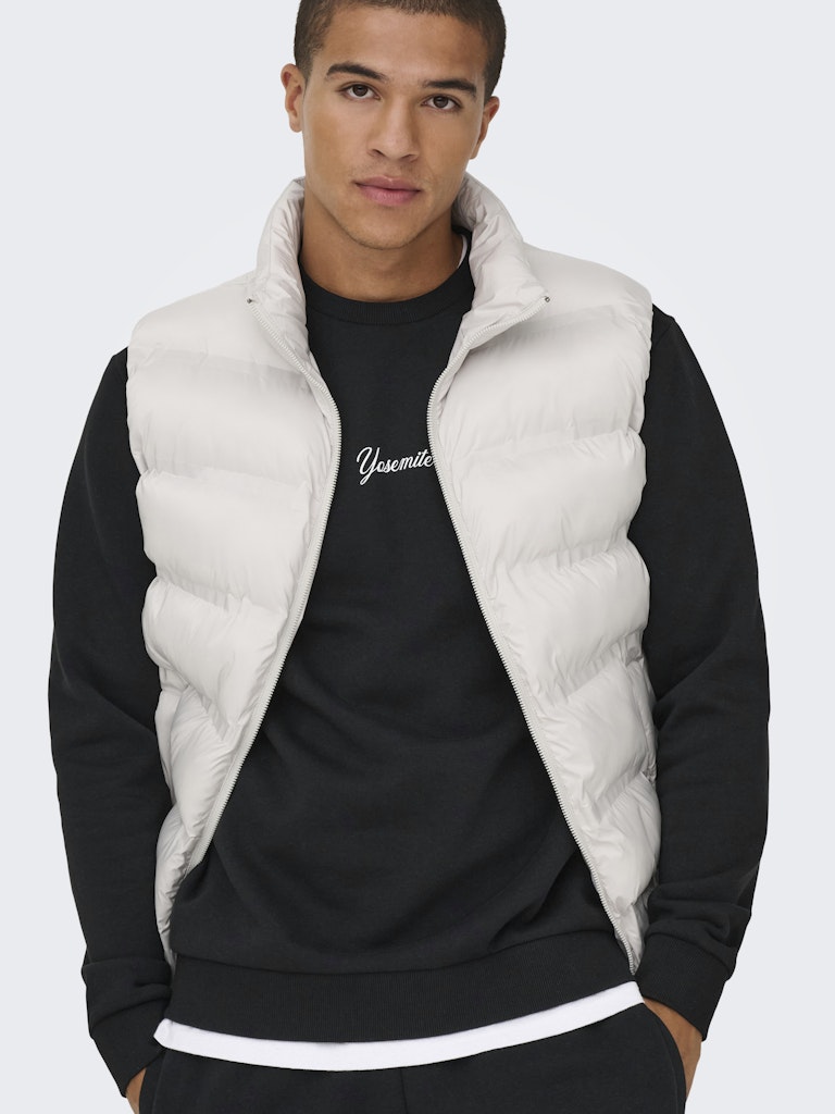 Onsceres Ski Ls Reg Crew Swe Cs - Zwart