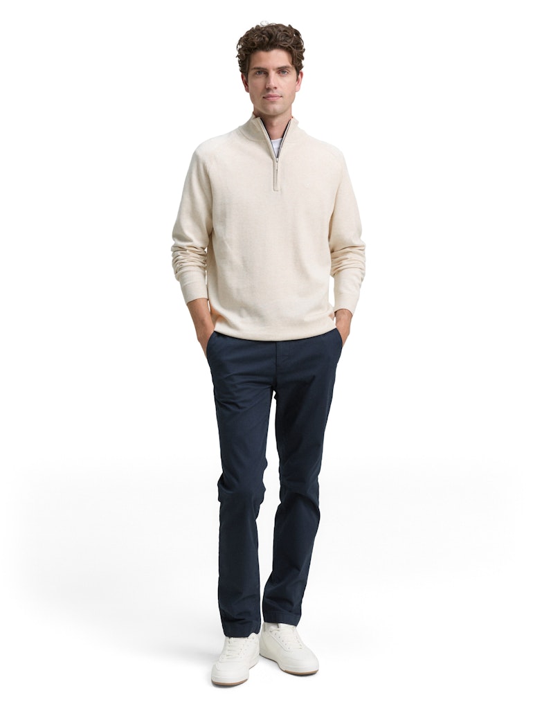 Trui Zip - Beige