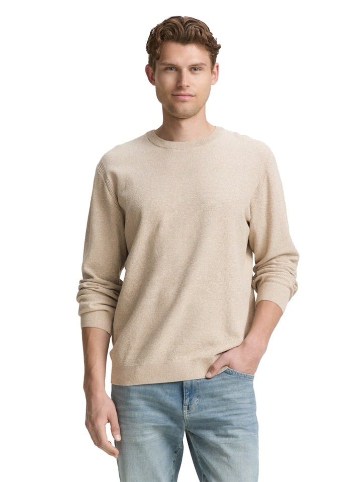 Trui Crew Neck - Beige