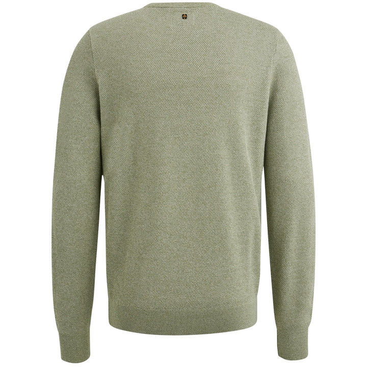 R-neck Cotton Modal - Oud Groen