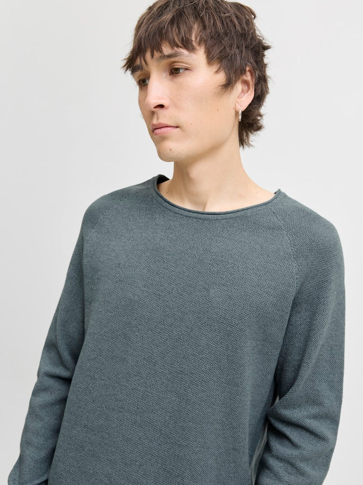 Jjehill Knit Crew Neck Noos - Oud Groen