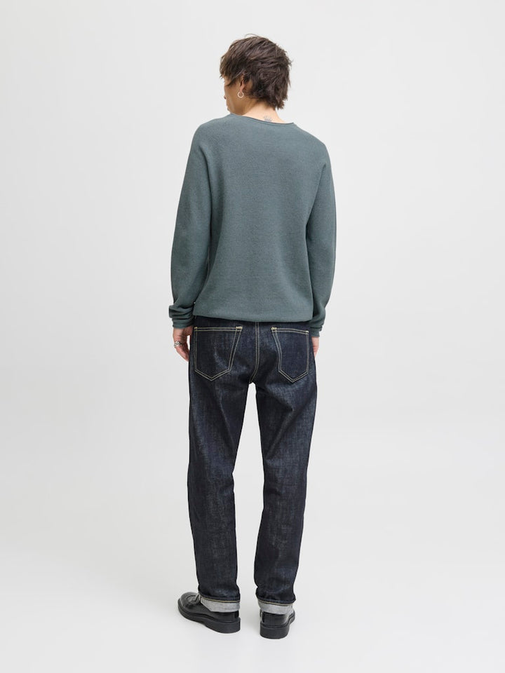 Jjehill Knit Crew Neck Noos - Oud Groen