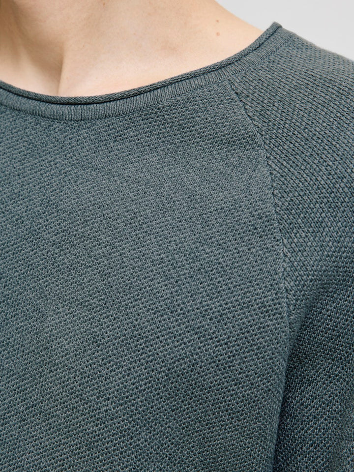 Jjehill Knit Crew Neck Noos - Oud Groen