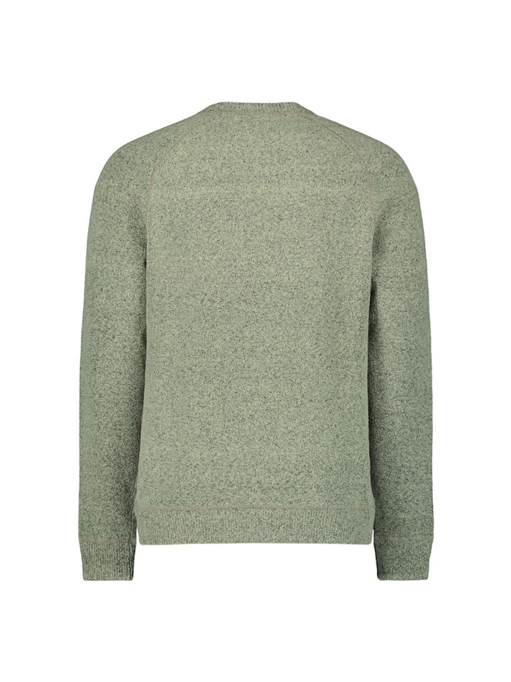 Pullover Crewneck Soft Wool Blend - Groen Dessin