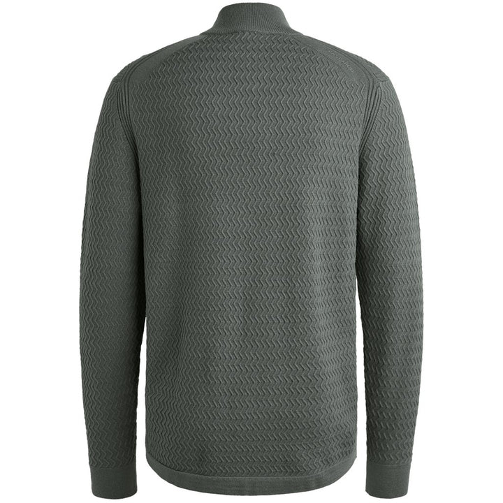 Half Zip Collar Ecovero - Rafblauw