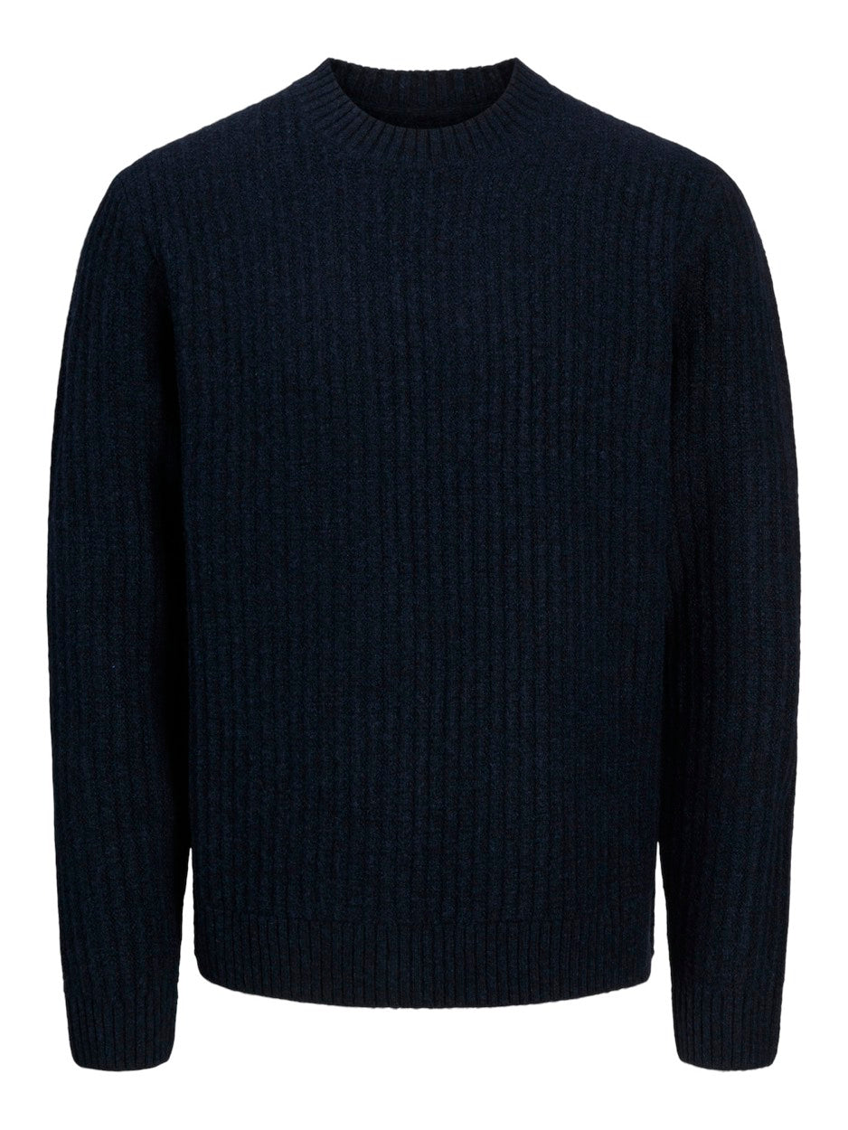 Jprcchowell Knit Crew Neck - Navy
