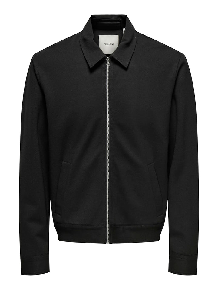 Onsjakes 0339 Zip Overshirt - Zwart