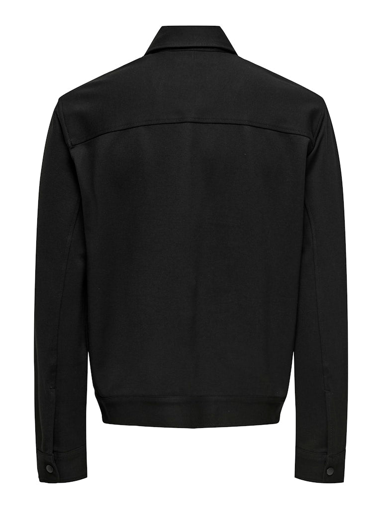 Onsjakes 0339 Zip Overshirt - Zwart