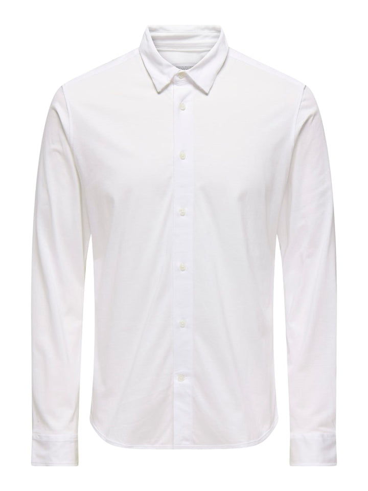 Onsrobin B/u Ls Stretch Shirt Noos Frml - Wit